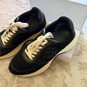 Tory Burch Black and White Women's Sneakers